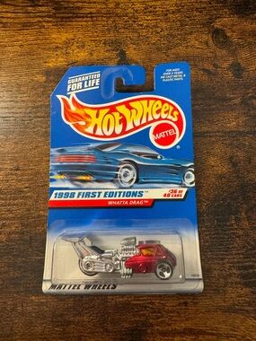 Vintage 1998 Hot Wheels First Editions Whatta Drag Diecast Car